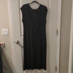 SHEIN Black Maxi Sleeveless Dress